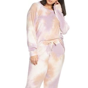 BP. Nordstrom tie dye soft and cozy pajamas